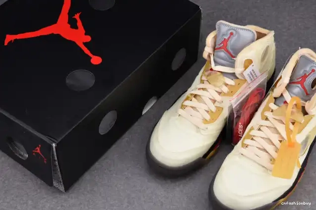 OFF-WHITE DH8565-100 Retro 5 Sail Jordan 0704